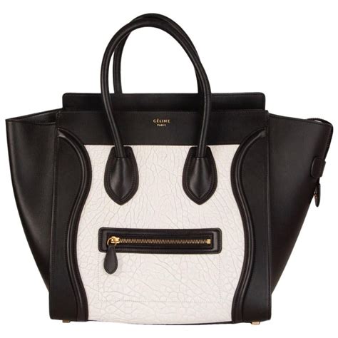 black and gold celine bag|celine bag black white.